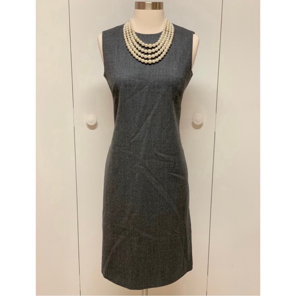 Gucci Gray Sleeveless Midi Dress